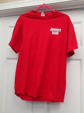 Red Men's TShirt Size Medium